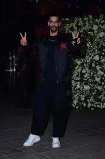 Angad Bedi spotted at Salman Khan's Birthday Bash 