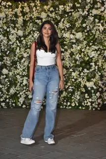 Pooja Hegde kept it casual in a white top denims for Salman’s birthday bash