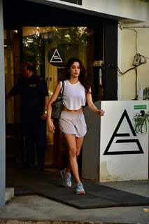 Janhvi Kapoor spotted at gym 