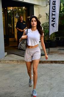 Janhvi Kapoor spotted at gym 