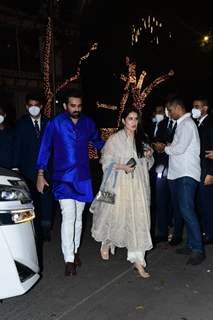 Zaheer Khan, Sagarika Ghatge snapped at the Ambani’s residence Antilia