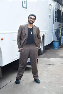 Arjun Kapoor  snapped promoting upcoming film Kuttey on the sets of Indian Idol 13