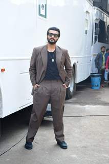 Arjun Kapoor  snapped promoting upcoming film Kuttey on the sets of Indian Idol 13