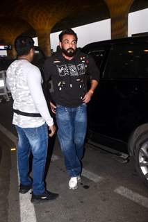 Bobby Deol spotted at the Mumbai airport