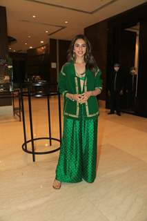 Rakul Preet donned an indo-western attire for the trailer launch of Chhatriwali