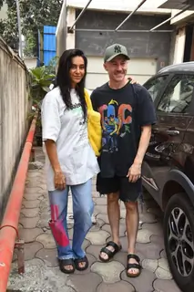 Shibani Dandekar spotted in Bandra