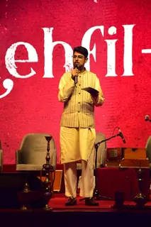 Varun Grover snapped at Kuttey’s Mehfil-e-Khaas