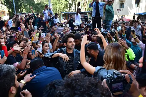 Kartik Aaryan attend the trailer launch of Shehzada