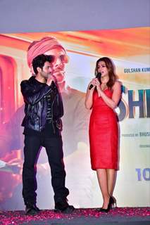 Kartik Aaryan and Kriti Sanon attend the trailer launch of Shehzada