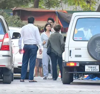  Aryan Khan and Suhana Khan snapped at a screening of Pathaan