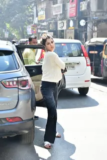 Rhea Chakraborty spotted in Bandra