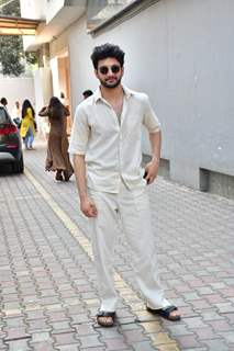 Rohit Saraf snapped at Ramesh S Taurani’s house