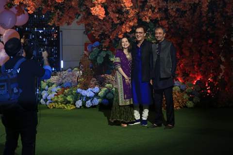  Ambani family snapped on the occasion of Anant Ambani, Radhika Merchant engagement ceremony at Antilla