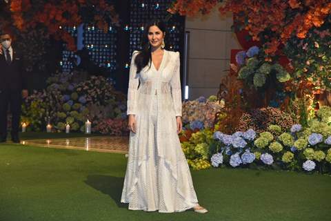 Katrina Kaif looked gorgeous in a pristine white co-ord set paired with embroidered jacket, jootis and chandbaalis 