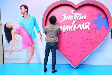 Ranbir kapoor snapped at the trailer launch of Tu Jhoothi Main Makkaar