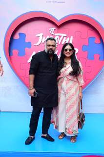 Luv Ranjan, Alisha Vaid snapped at the trailer launch of Tu Jhoothi Main Makkaar