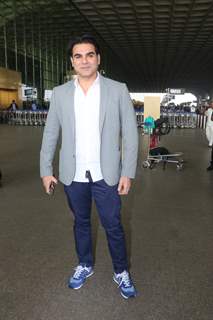 Arbaaz Khan spotted at the Mumbai airport