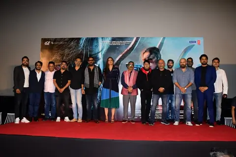 Kumar Mangat Pathak, Bhushan Kumar, Ajay Devgn, Tabu, Sanjay Mishra, Deepak Dobriyal, Shiv Chanana  grace the teaser launch of Bholaa