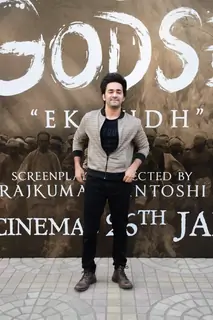 Anuj Saini snapped at song launch event of Gandhi Godse – Ek Yudh