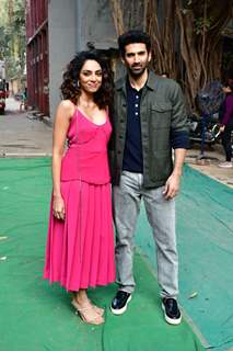 Sobhita Dhulipala, Aditya Roy Kapur spotted at golden tobacco factory