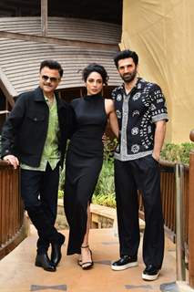 Anil Kapoor, Aditya Roy Kapur, Sobhita Dhulipala snapped promoting their Web Series The Night Manager in the city 