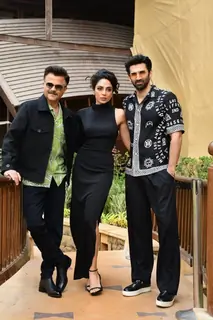 Anil Kapoor, Aditya Roy Kapur, Sobhita Dhulipala snapped promoting their Web Series The Night Manager in the city 