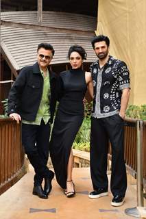 Anil Kapoor, Aditya Roy Kapur, Sobhita Dhulipala snapped promoting their Web Series The Night Manager in the city 