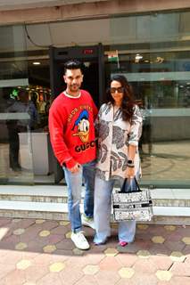 Angad Bedi and Neha Dhupia spotted in Bandra