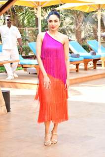 Sobhita Dhulipala snapped promoting their Web Series The Night Manager at J W Marriott 