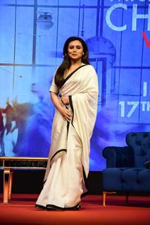  Rani Mukerji snapped at the press conference of Mrs. Chatterjee Vs Norway 
