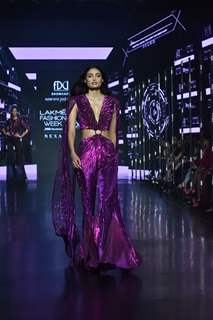 Athiya Shetty walk the ramp at Lakme Fashion Week 2023 – Day 3