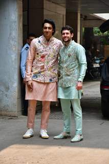 Ahaan Panday, Ivor McCray V attending Alaana Panday and Deane Panday Mehendi Ceremony 