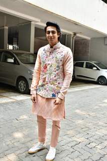 Ahaan Panday attending Alaana Panday and Deane Panday Mehendi Ceremony 