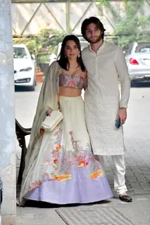 attending Alaana Panday and Deane Panday Mehendi Ceremony 