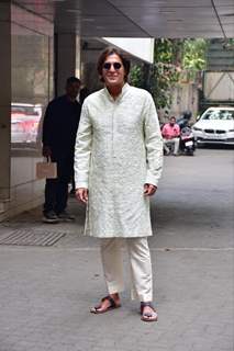 Chunky Pandey attending Alaana Panday and Deane Panday Mehendi Ceremony 