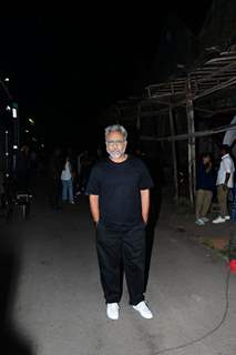 Anubhav Sinha snapped promoting their upcoming film Bheed on the set of The Kapil Sharma Show 