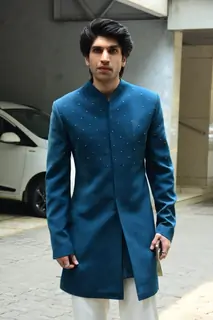 Karan Mehta attending Alaana Panday and Deane Panday Mehendi Ceremony 