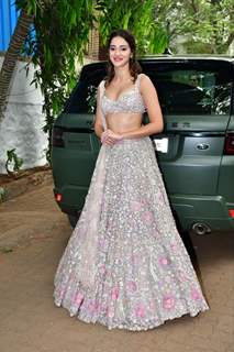 Ananya Panday making us fall head over heels in love with her embellished lehenga look