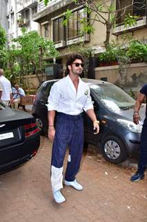 Vidyut Jammwal snapped at the Alanna Panday sangeet ceremony