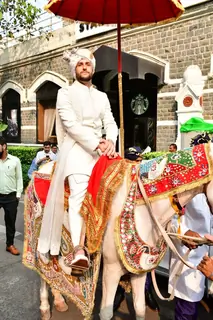 Celebrities snapped Alanna Panday’s wedding 