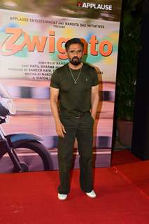 Suniel Shetty  attend the premiere of Zwigato