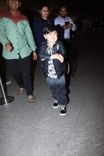 Abdu Rozik snapped at the Mumbai airport