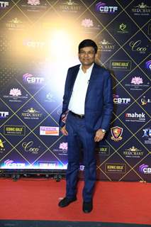 Jayantilal Gada snapped attending the Iconic Gold Awards 2023