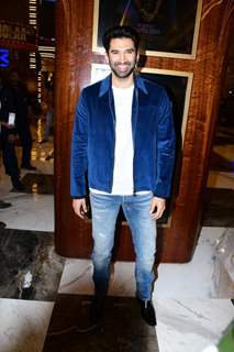 Aditya Roy Kapur snapped at the trailer launch of the Gumraah