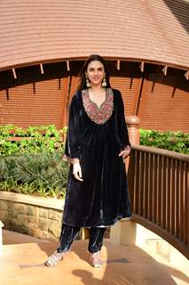 Aditi Rao Hydari snapped promoting Jubilee at JW Marriott in Juhu