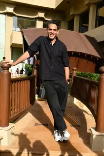 Vikramaditya Motwane snapped promoting Jubilee at JW Marriott in Juhu