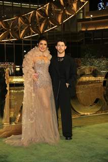 Priyanka Chopra Jonas, Nick Jonas attend the opening of the Nita Mukesh Ambani Cultural Centre