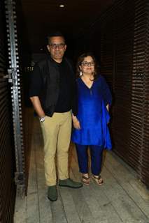 Subhash Kapoor snapped for a get together in Juhu
