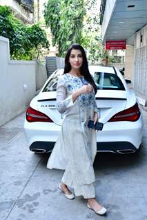 Nora Fatehi snapped outside Exceed office in Bandra