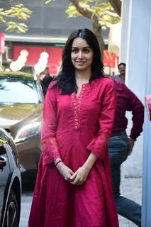 Shraddha Kapoor snapped at T-Series office in Andheri